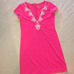 Lilly Pulitzer Brewster Pink T-Shirt Dress